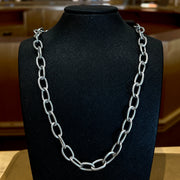Stainless Steel Ribbed Textured Link Chain. Bichsel Jewelry in Sedalia, MO. Shop styles online or in-store today!