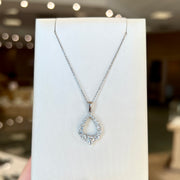 14K White Gold 0.86ct Graduated Pear Shape Lab Grown Diamond Drop Pendant. Bichsel Jewelry in Sedalia, MO. Shop online or in-store today!