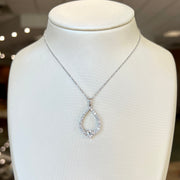 14K White Gold 1.25ct Graduated Pear Shape Lab Grown Diamond Drop Pendant. Bichsel Jewelry in Sedalia, MO. Shop online or in-store today!