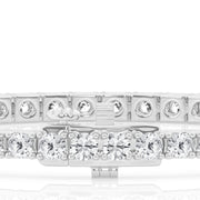 14K White Gold 8.12ct Round Lab Grown Diamond Tennis Bracelet. Bichsel Jewelry in Sedalia, MO. Shop diamond styles online or in-store today!