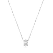 Ania Haie Silver Geometric Sparkle Necklace, 925 Sterling Silver with CZ stones. Bichsel Jewelry in Sedalia, MO. Shop online or in-store today!