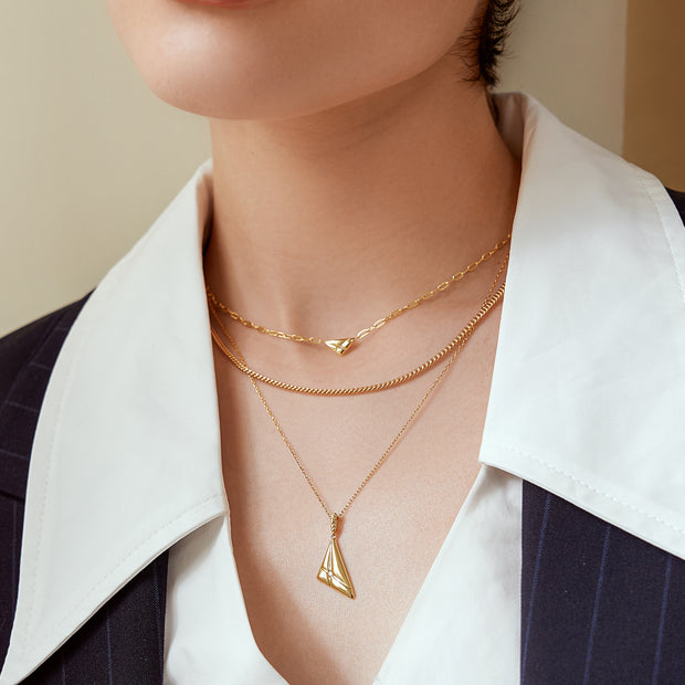 Ania Haie Gold Curb Chain Necklace, 14K Yellow Gold plated on 925 Sterling Silver 16" + 2" extender. Bichsel Jewelry in Sedalia, MO. Shop online or in-store!