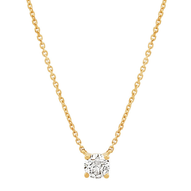 14K Yellow Gold 0.58ct Round Solitaire Lab Grown Diamond Pendant. Bichsel Jewelry in Sedalia, MO. Shop diamond styles online or in-store today!