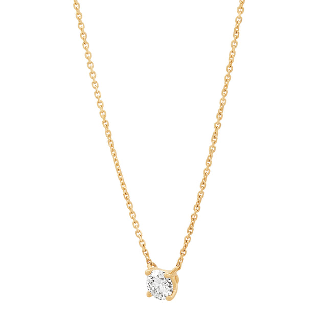 14K Yellow Gold 0.58ct Round Solitaire Lab Grown Diamond Pendant. Bichsel Jewelry in Sedalia, MO. Shop diamond styles online or in-store today!