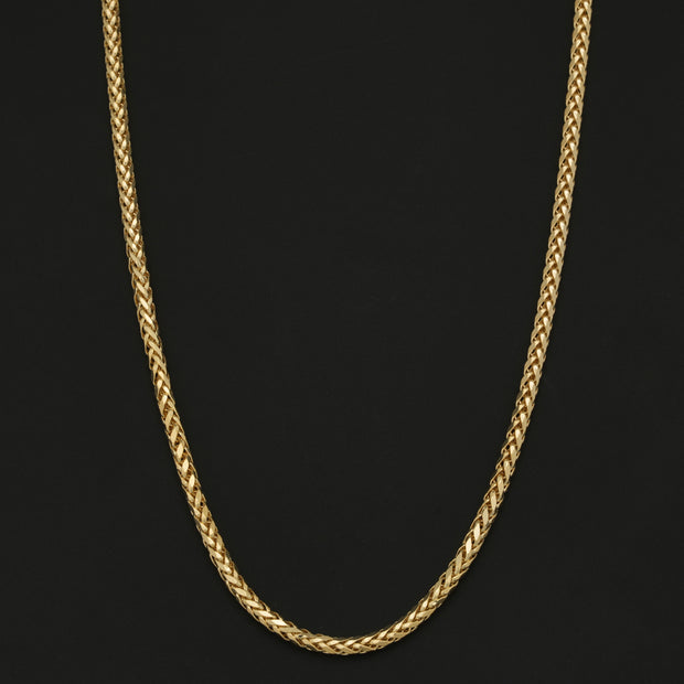 14K Yellow Gold 2.7mm 18" Rounded Palm Link Chain. Bichsel Jewelry in Sedalia, MO. Shop gold chains online or in-store today!