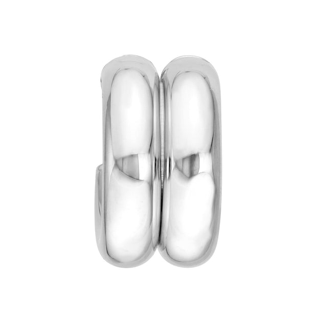 14K White Gold 15mm Polished Double Huggie Hoop Earrings. Bichsel Jewelry in Sedalia, MO. Shop trendy and timeless gold earring styles online or in-store today!