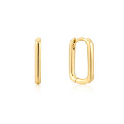 14mm x 1.7mm Oval Huggie Hoop Earrings, 14K Yellow Gold plated on 925 Sterling Silver. Bichsel Jewelry in Sedalia, MO. Shop online or in-store!