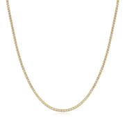 Ania Haie 14K Yellow Gold Plated 925 Sterling Silver Tennis Necklace with Cubic Zirconia. Bichsel Jewelry in Sedalia, MO. Shop online or in-store today!