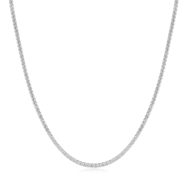 Ania Haie 925 Sterling Silver Tennis Necklace with Cubic Zirconia. Bichsel Jewelry in Sedalia, MO. Shop online or in-store today!