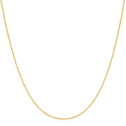 Mini Beaded Station Chain Necklace, 14K Yellow Gold plated on Sterling Silver, 16" + 3" extender. Bichsel Jewelry in Sedalia, MO. Shop online or in-store!